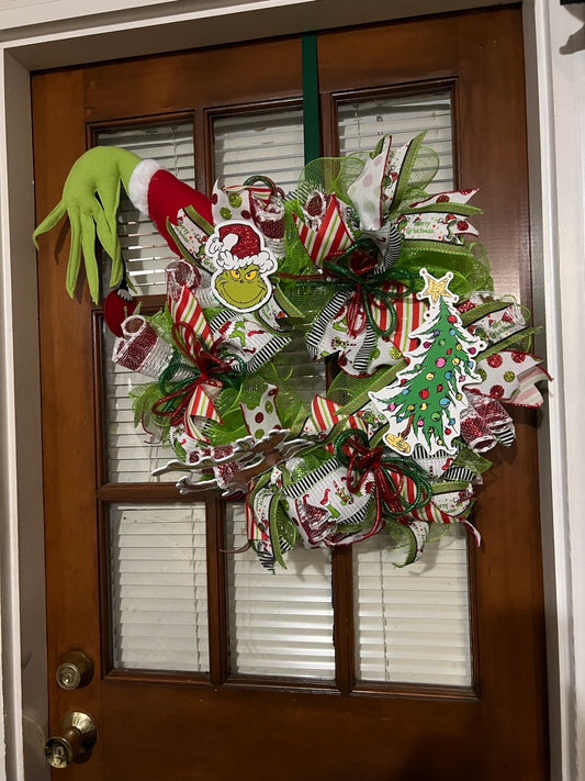 Grinch Wreath